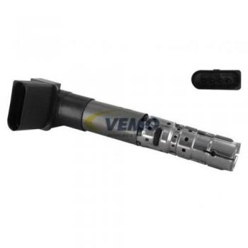 Bobina de encendido VEMO V10-70-0066 Calidad Original, incluye conector de bujía, tipo lápiz 6.5