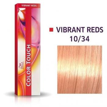 Wella Color Touch Vibrant Reds 10/34 Rubio Platino Dorado Cobre 60ml - color semipermanente sin amoniaco