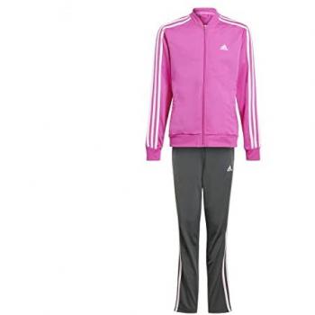 Adidas Chándal De Rayas Essentials 3 Niñas Semi Lucid Fuchsia/Clear Pink 128