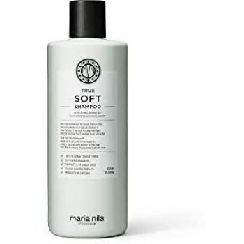 Maria Nila True Soft Shampoo 350ml - Moisturizing shampoo for dry hair, sulfate-free, vegan, color-protecting, enriched with argan oil and Vitamin E