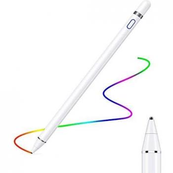 Lápiz Para Tablet,Lápiz Táctil Capacitivo de 1.5 mm de Punto Fino para Pintar Lápiz Digital Compatible con Todas las Tabletas con Pantalla Táctil y Teléfonos Móviles para Dibujar y Escribir