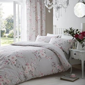 Catherine Lansfield Canterbury, Gray, para Cama de 180 cm