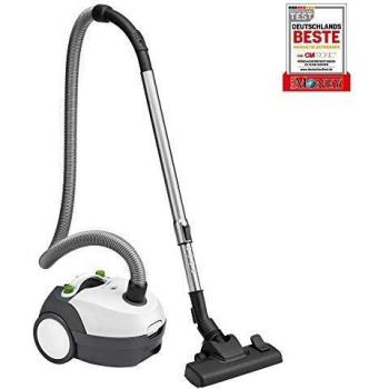Aspirador de Suelo Clatronic BS 1300 con Bolsa (Blanco/Grey)