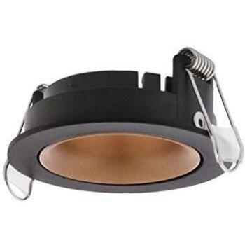 Empotrable LED redondo fijo negro-oro Novolux Lighting