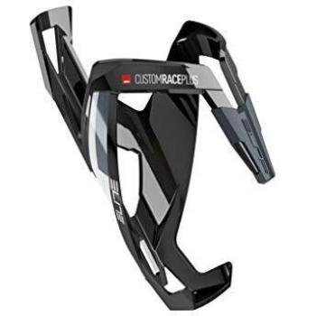 Elite Custom Race Plus Resin Bottle Cage - Black/White