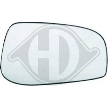 Cristal de espejo retrovisor exterior DIEDERICHS 7660126