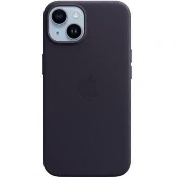 Funda de piel Apple con MagSafe para iPhone 14 (6.1 pulgadas) - Color medianoche