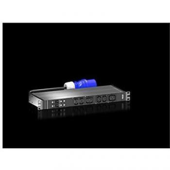 Distribuidor de Energía Rittal PDU Básico 32A/1P con 4xC13 y 2xC19, Color Negro, 0U