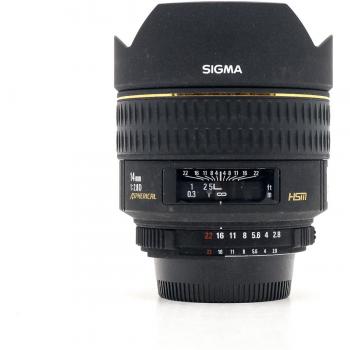 Sigma 14mm f/2.8 EX HSM Asférico - Montura Nikon (Condición: Buena)