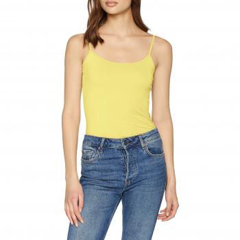 JDY Jdyava Singlet Jrs Noos, Camiseta sin Mangas para Mujer, Amarillo Green Sheen, 36