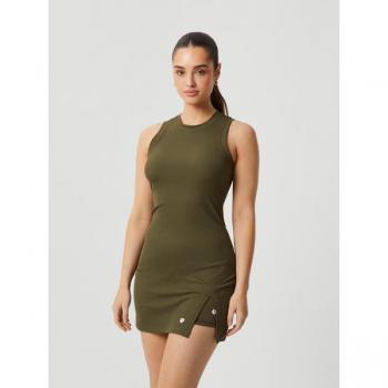 Björn Borg Ace Rib Dress Green, XXL