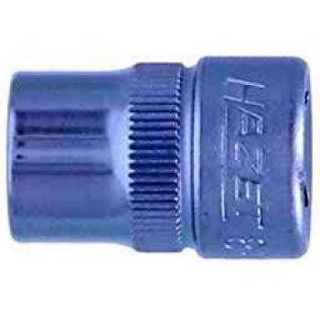 Llave de vaso HAZET 880-10, hexagonal, cuadrado hueco 3/8 pulgadas (10 mm), perfil de tracción de hexágono exterior