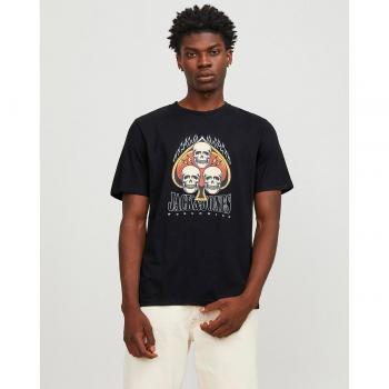 Camiseta Jack&Jones Heavens negra manga corta para hombre