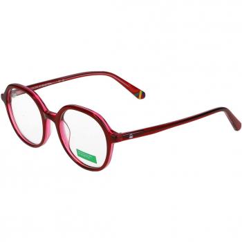 United Colors of Benetton 1075 227 Armazones para Mujer Rojas con lentes recetados