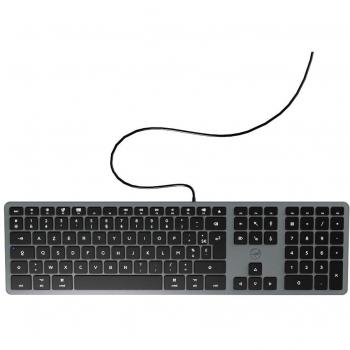 Teclado USB Mobility Lab AZERTY para Mac - Gris Espacial con Diseño Touch