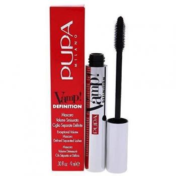 Pupa Vamp! Definition Mascara for Maximum Volume, Shade 001 Smoky Black, 9 ml