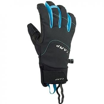 CAMP G Tech Evo Gloves - Men's Climbing Gloves, Extra Large, Black/Blue