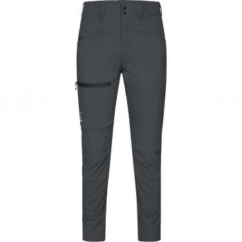 Pantalón largo de mujer Haglöfs Lite Slim gris oscuro - Talla 36
