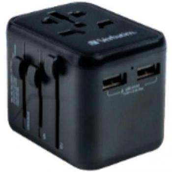 Verbatim Universal Travel Adapter UTA-01 12W Black