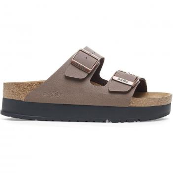 Sandalias Birkenstock Arizona PAP Flex con Plataforma para Mujer - Marrón Talla 40