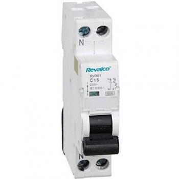 Edp 02565 Magnetotermico 1Polo+ Neutro 10A, Estrecho, Blanco