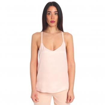 Top De Tirantes TWINSET De Raso Rosa - Elegante y femenino