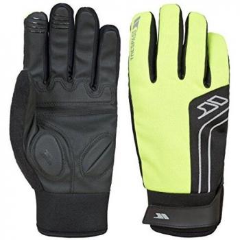 Trespass Turbo – Guantes de Ciclismo Unisex, Color Jaune Haute Visibilité, tamaño Medium