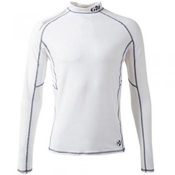 Gill Mens Pro Rash Vest Long Sleeve 2018 - White XS