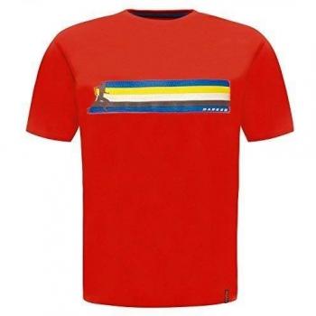 Dare 2b Hombre Multiband camiseta - Fiery rojo, 2 X L