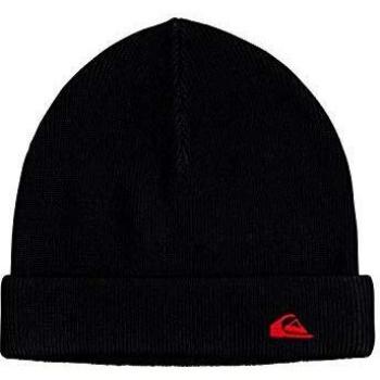 Quiksilver - Gorro con Dobladillo - Hombre - One Size - Negro