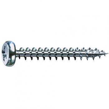 Tornillo rosca madera cabeza redonda Pozidriv Spax Wirox A3J 16mm diámetro 4mm (caja 1000 unidades)