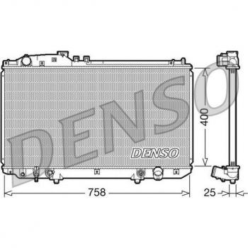 Radiador de Refrigeración del Motor DENSO DRM51006, Alta Eficiencia y Durabilidad