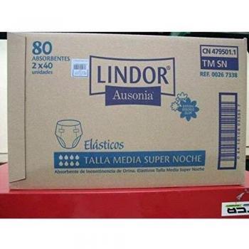Lindor Pañal Lindor Bp S/Noche Med 2X40 100 g