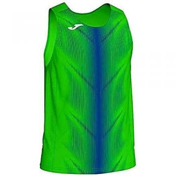 Joma Olimpia Camisetas, Hombre, Verde flúor Royal, M
