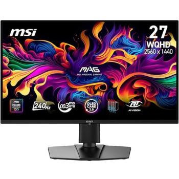 Monitor Gaming MSI MAG 274QP QD-OLED X24 27 WQHD 240Hz 0,03ms Ajustable en Altura