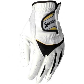 Srixon Hybrid Guantes, Hombre, Blanco, L