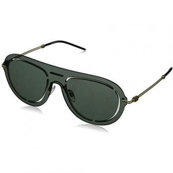 EMPORIO ARMANI Men's 2057 0EA2057 30026R 41 Rectangular Sunglasses 41, Light Green Mirror Petrol/Lightgreenmirrorpetrol