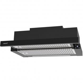 Campana Telescópica CATA TFH 6630 GBK Negra, Control Táctil, 60cm Ancho, Capacidad de Extracción 400 m³/h, Clase Energética A+