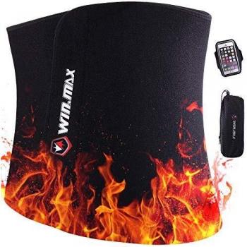 WIN.MAX Faja Reductora,Faja Adelgazante Mujer y Hombre,Faja para Gimnasio de Neopreno, Cinturón Lumbar Abdominal para Sudar y Hacer Deporte,Fitness y Proteger los lumbare