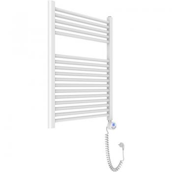Radiador de baño eléctrico 60x77 blanco con termostato ajustable
