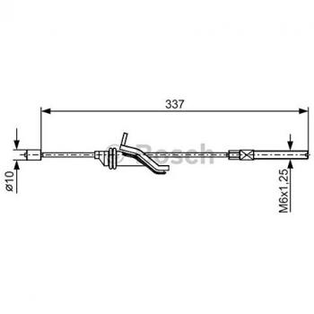 Cable de freno de mano BOSCH 1 987 482 188 para Ford C-Max, Focus y Volvo V50, C30, C70