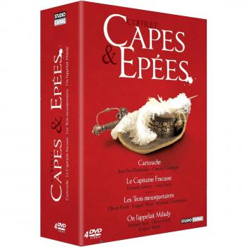 Capes & épées - Coffret - Cartouche + Capitaine Fracasse + Les 3 mousquetaires + On l'appelait Milady [Francia] [DVD]