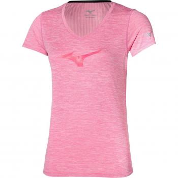Camiseta de fitness Mizuno Core RB rosa para mujer