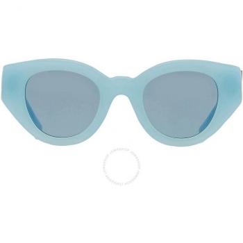 Burberry BE4390F MEADOW Asian Fit Women's Sunglasses Blue Size 47