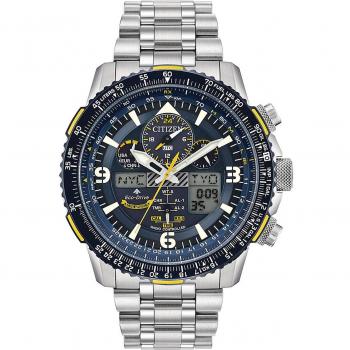 Citizen Promaster Skyhawk Eco-Drive Radio Controlled Blue Angels Bracelet Watch JY8078-52L