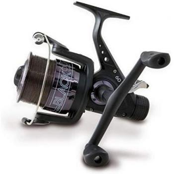 Lineaeffe Carretes de Pesca All Black 60 Baitrunner Carp Fishing Feeder Specialist