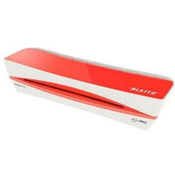 Leitz Plastificadora A4, Rojo claro, iLAM Home A4, 73660024