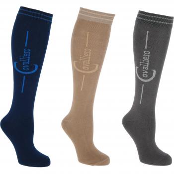 Calcetines de equitación Flex (3 unidades) navy/stone/wood