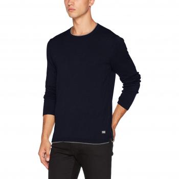 JACK & JONES Joreasy Knit Crew Neck, Suéter para Hombre, Azul