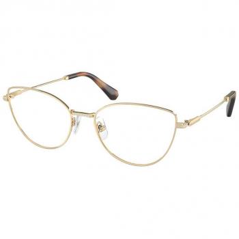 Gafas de Vista Doradas para Mujer Swarovski SK1012 con Montura Cateye, 56mm - Bloqueo de Luz Azul Disponible